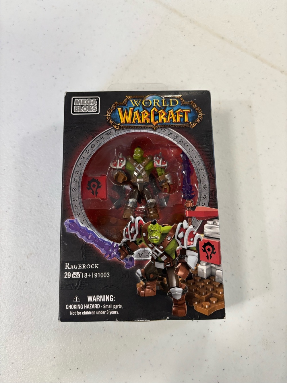 Mega Bloks World of Warcraft Ragerock Orc Figure - Green